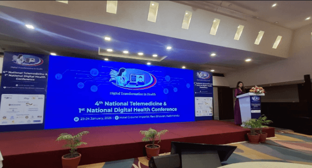 NAAMII presented its AI-powered fetal ultrasound research at the 4th National Telemedicine & 1st National Digital Health Conference